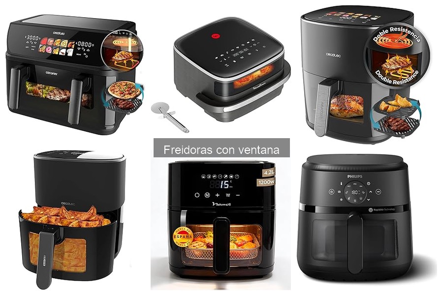 Comparativa: Freidoras con Ventana vs. Freidoras de Aire