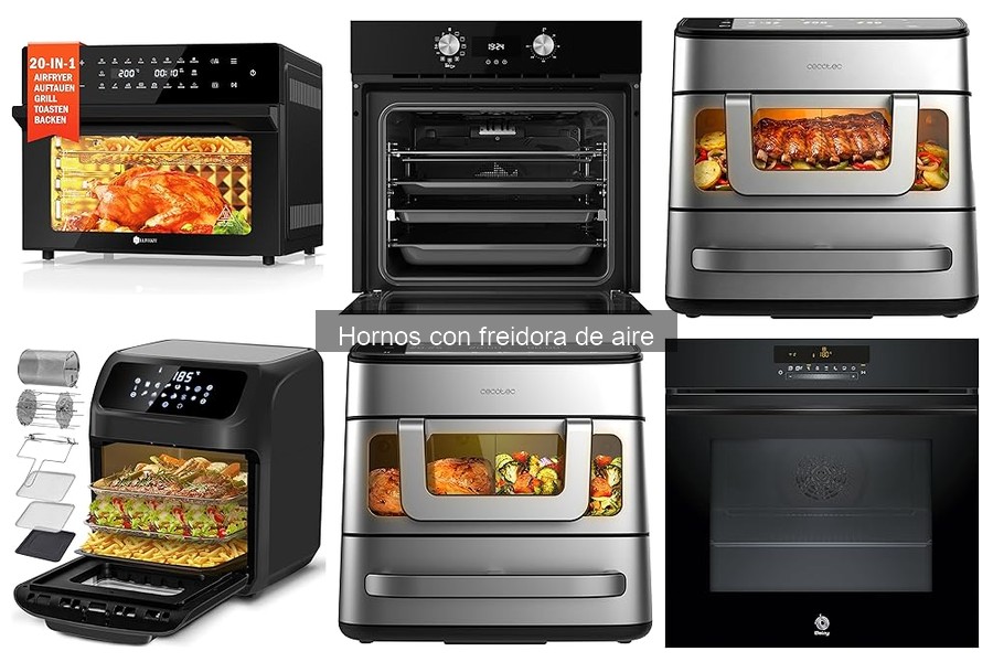 Comparativa: Horno con freidora de aire vs Freidora de aire