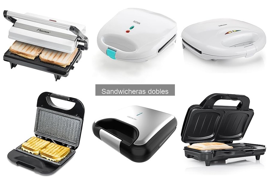 Comparativa: Mejores Sandwicheras Dobles del Mercado 2023