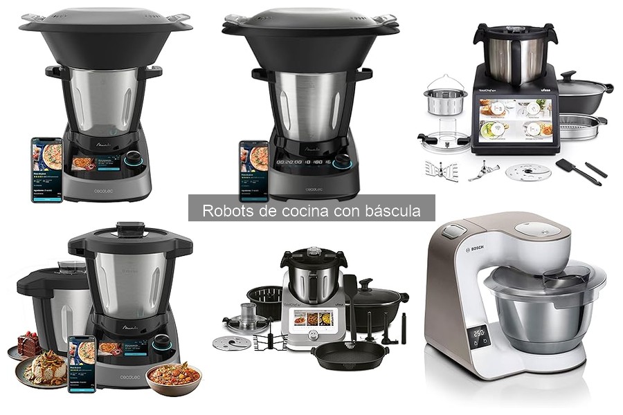 Comparativa: Robots de cocina con y sin báscula