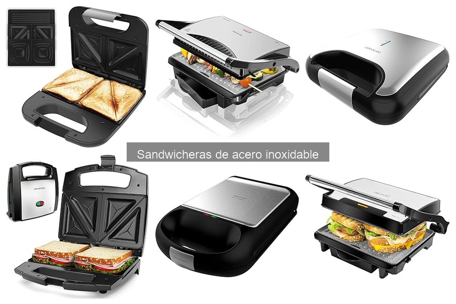 Comparativa: Sandwicheras de acero inoxidable vs. otros materiales