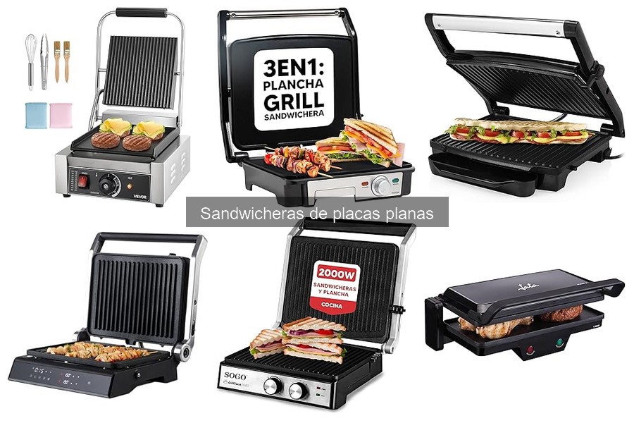 Comparativa: Sandwicheras de Placas Planas vs Tradicionales