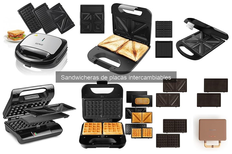 Comparativa Sandwicheras: Placas Intercambiables vs Fijas