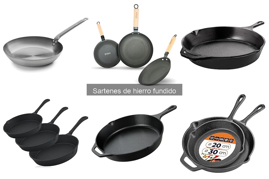 Comparativa Sartenes de Hierro Fundido vs Antiadhesivas