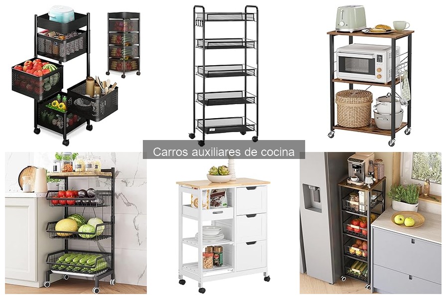 Comprar carros auxiliares de cocina: ¡las mejores opciones!