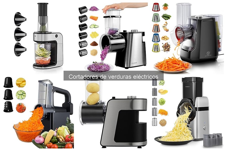 Cortadores de verduras eléctricos ideales para personas ocupadas