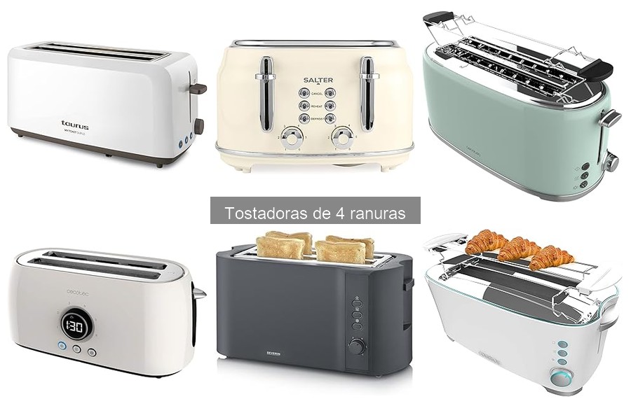 ¿Cuánto tiempo tarda una tostadora de 4 ranuras en tostar pan?