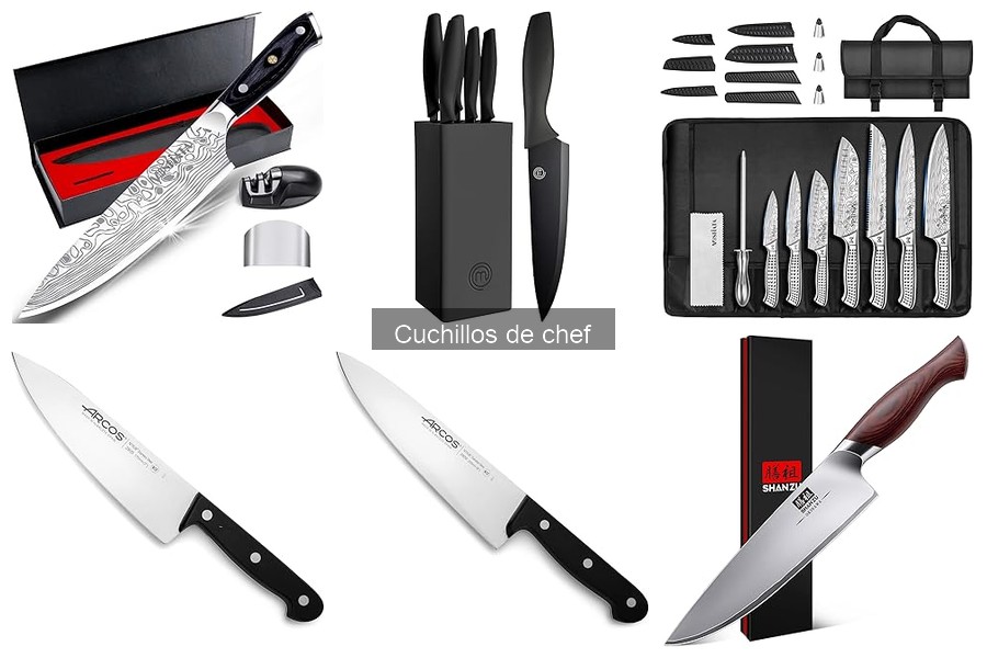 Cuchillos de chef para cocineros: profesionales vs. aficionados