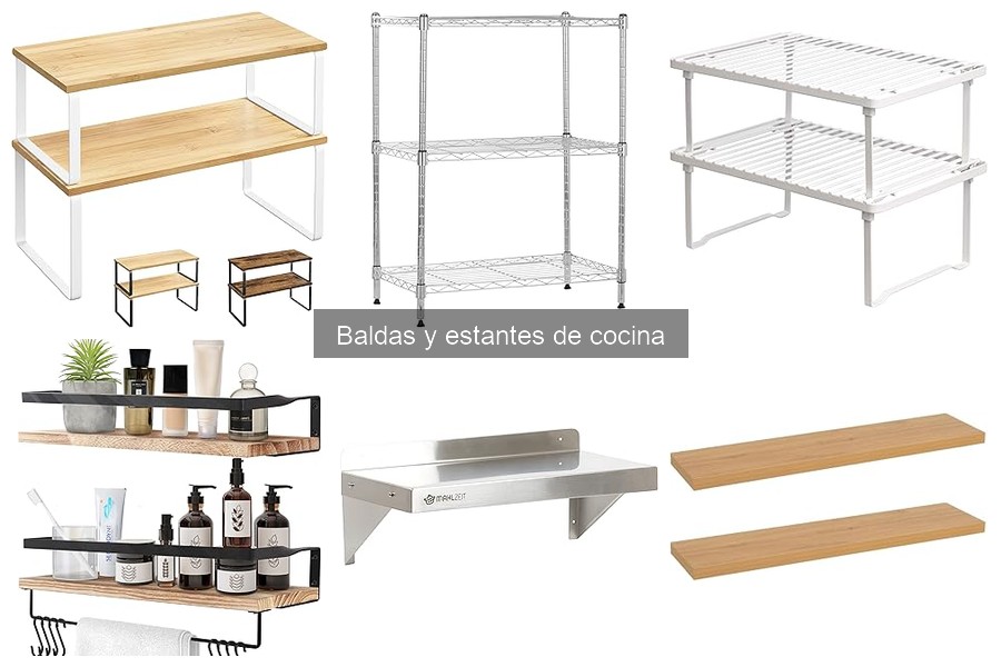 Descubre los Mejores Estantes de Cocina a Medida
