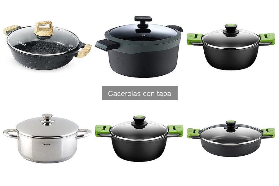 Descubre los Tipos de Cacerolas con Tapa para Cocinar