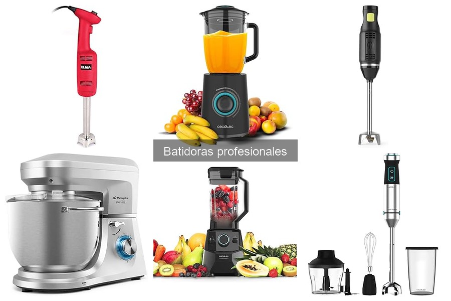 Diferencias entre batidoras profesionales y convencionales