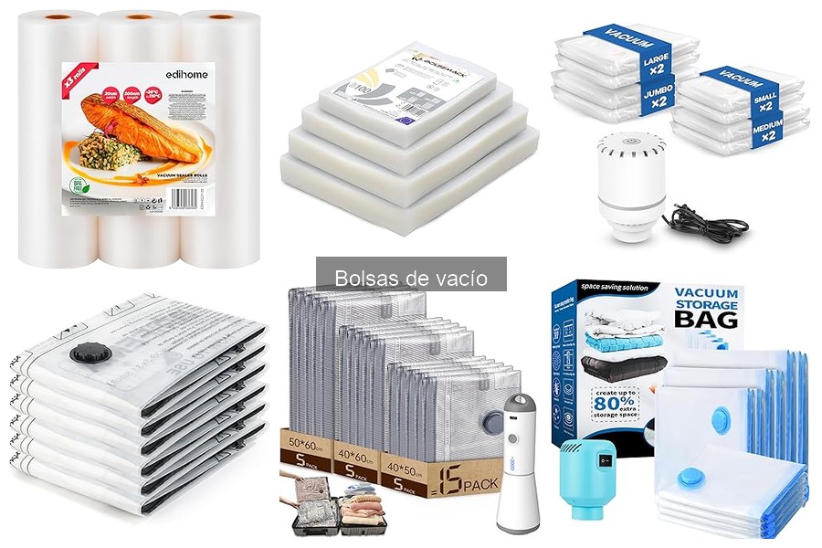 Diferencias entre bolsas de vacío por tamaño para usar mejor