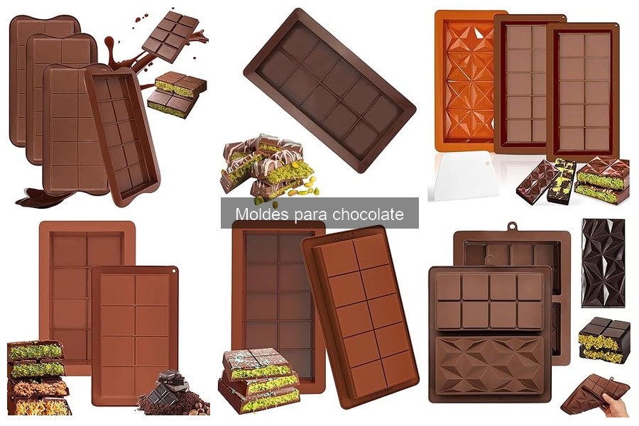 Diferencias entre moldes para chocolate y otros postres