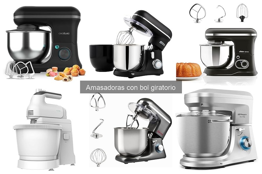 Dónde comprar amasadoras con bol giratorio: mejores opciones