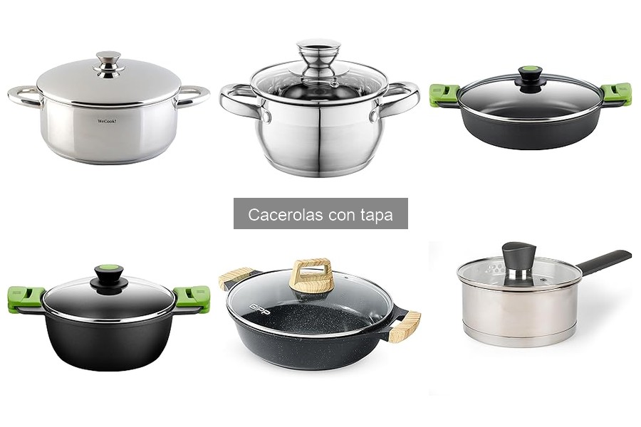 Dónde comprar cacerolas con tapa a buen precio en línea