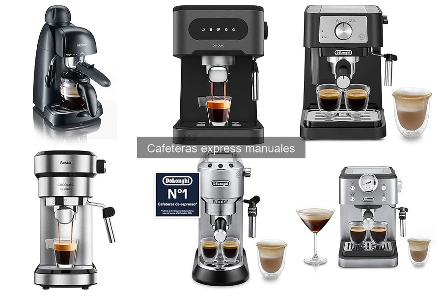 Dónde comprar cafeteras express manuales online