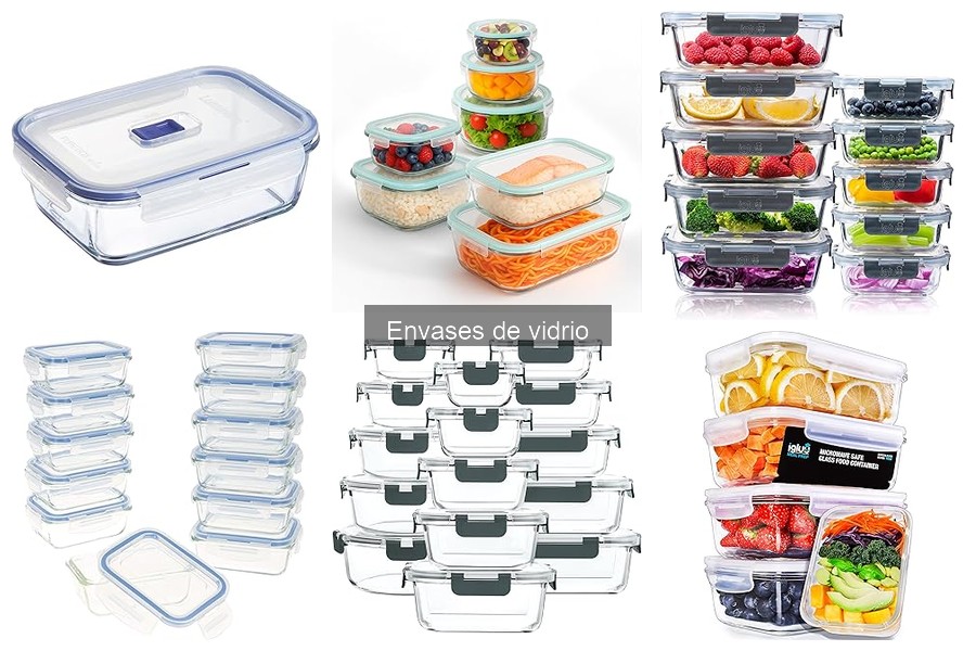 El mejor tamaño de envase de vidrio para tus alimentos