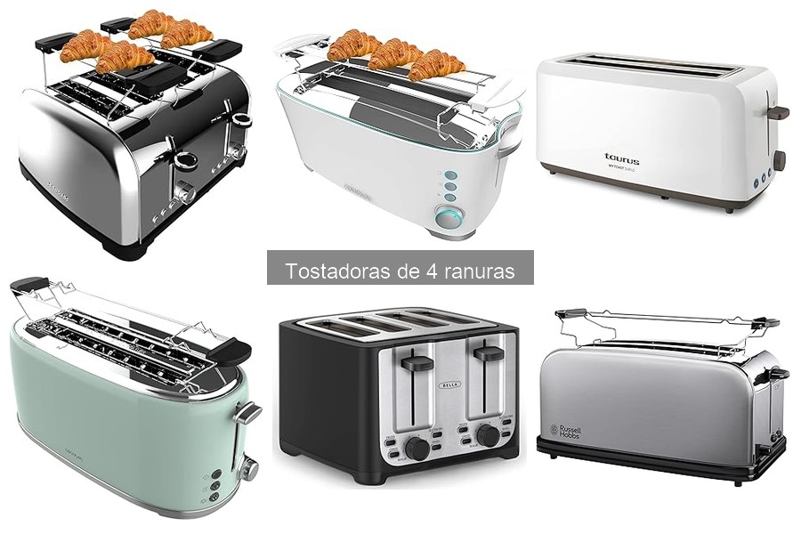 Elegir la mejor tostadora de 4 ranuras: guía de compra