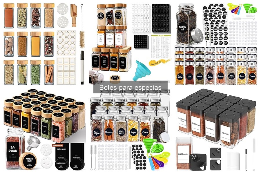 Errores comunes al almacenar especias en botes