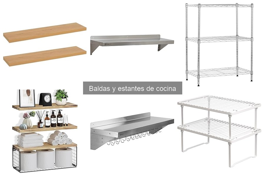 Errores comunes al instalar estantes en la cocina