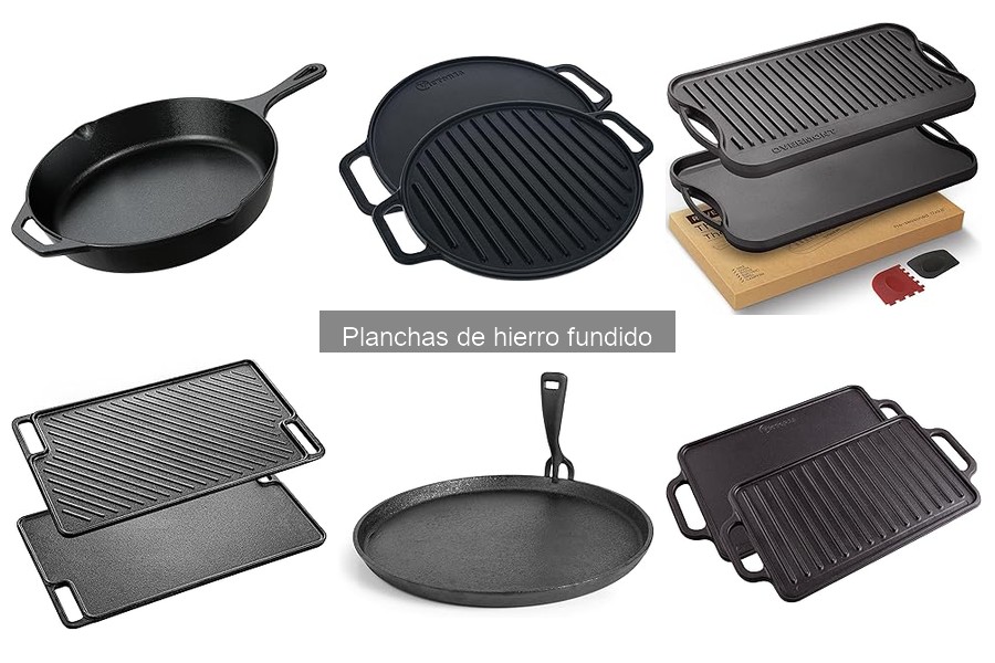 Errores comunes al usar planchas de hierro fundido