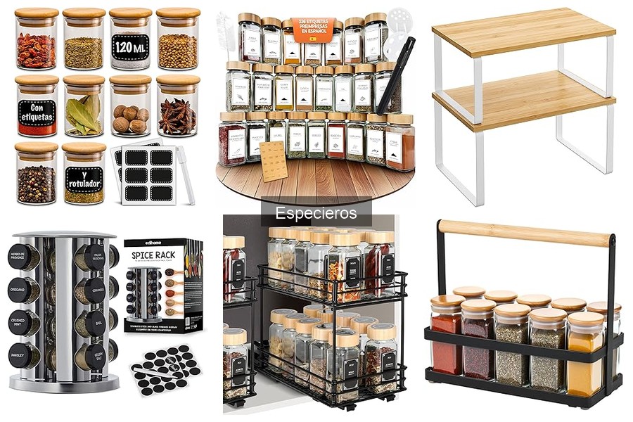 Especieros compactos: soluciones para cocinas pequeñas