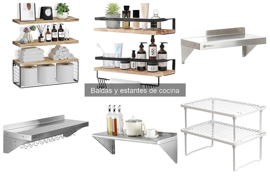 Estantes de cocina fáciles de montar: guía práctica