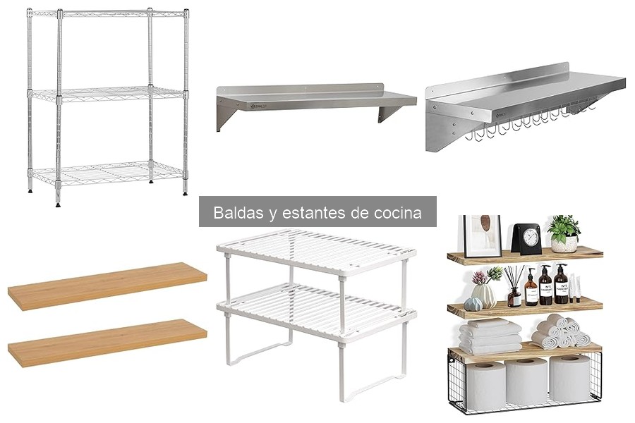 Estantes rústicos para cocina: las mejores opciones del 2023