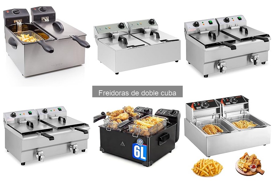 Freidora de doble cuba: características y ventajas explicadas