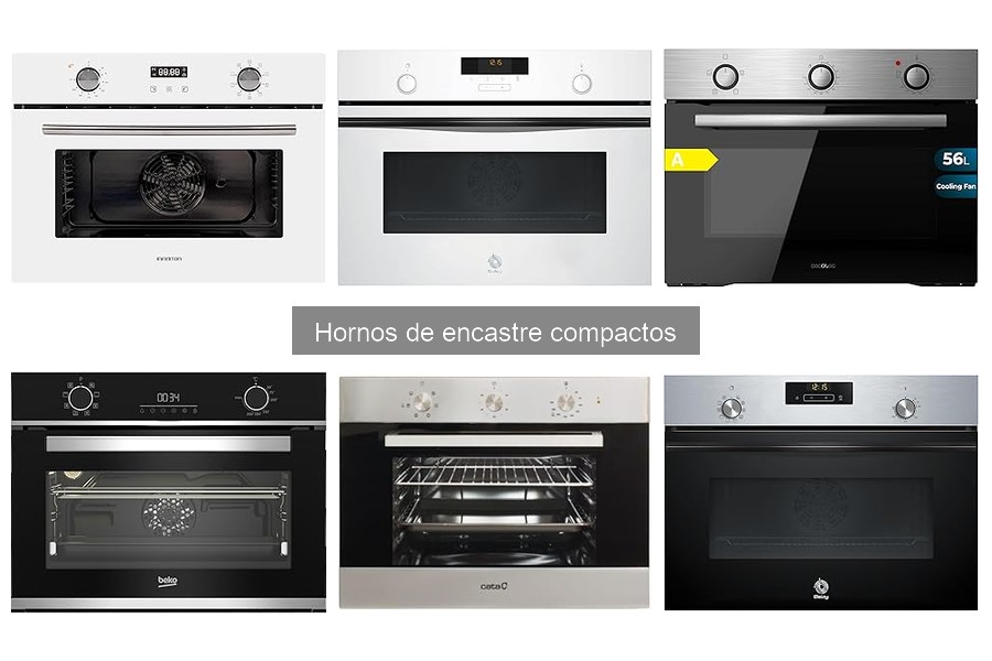 Funciones avanzadas de hornos de encastre compactos