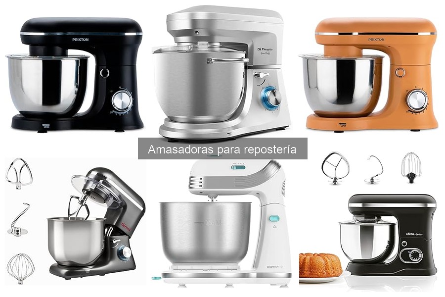 Guía de compra de amasadoras para repostería en 2023