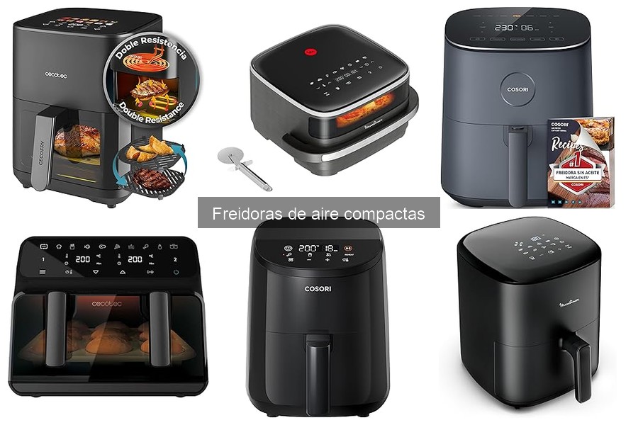 Guía de compra de freidoras de aire compactas para tu cocina