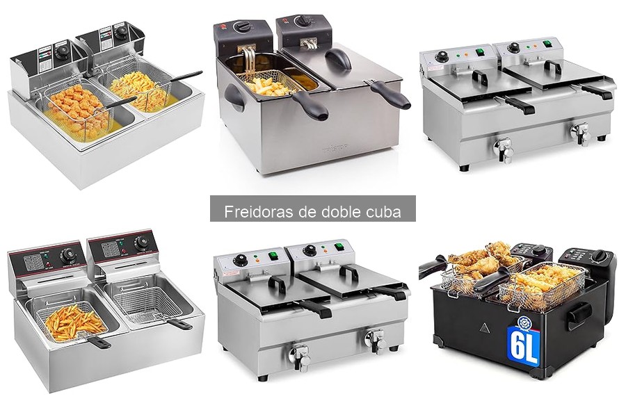 ** Guía para limpiar y mantener tu freidora de doble cuba