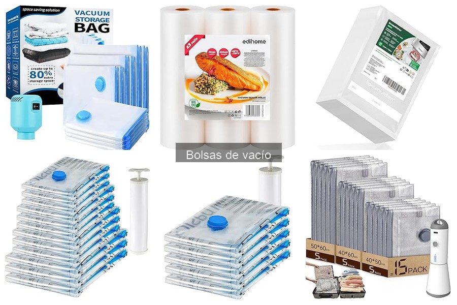 Instrucciones para usar bolsas de vacío correctamente