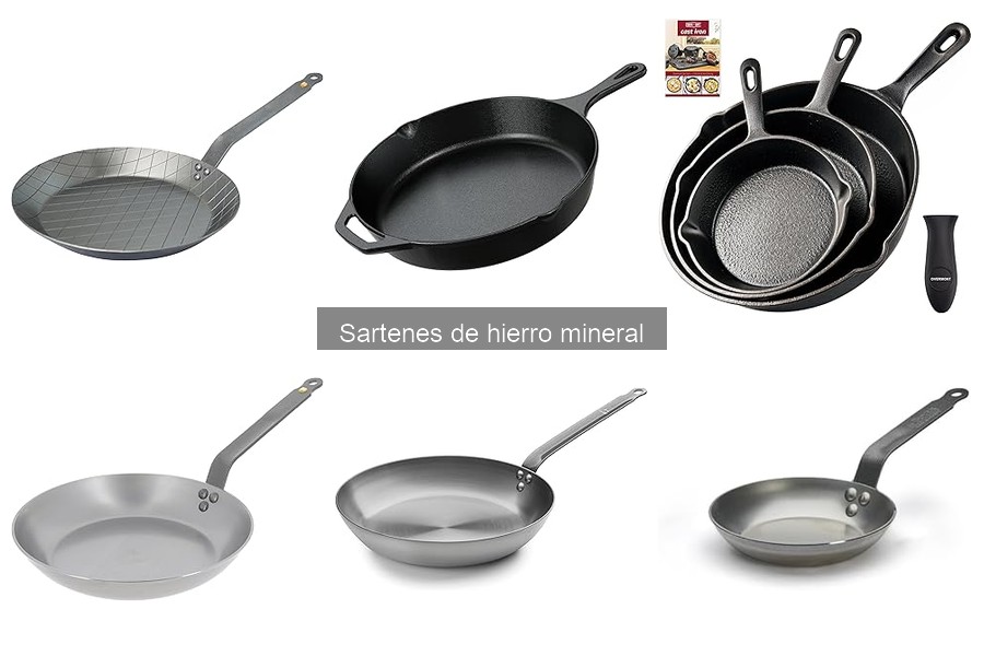 Mantenimiento y cuidado de sartenes de hierro mineral