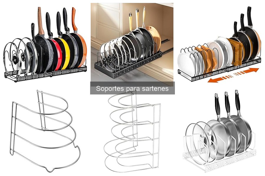 Mantenimiento y limpieza de soportes para sartenes