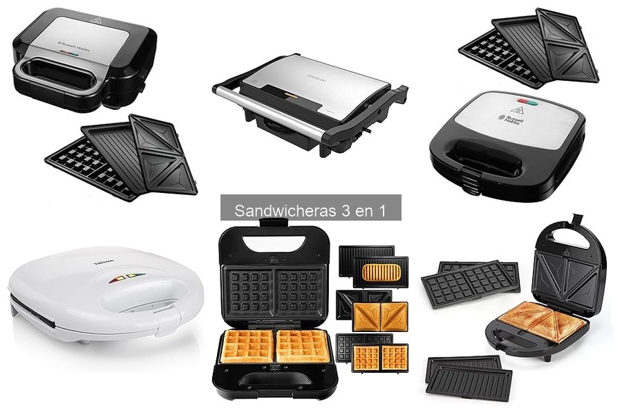Materiales en Sandwicheras 3 en 1: Durabilidad y Rendimiento