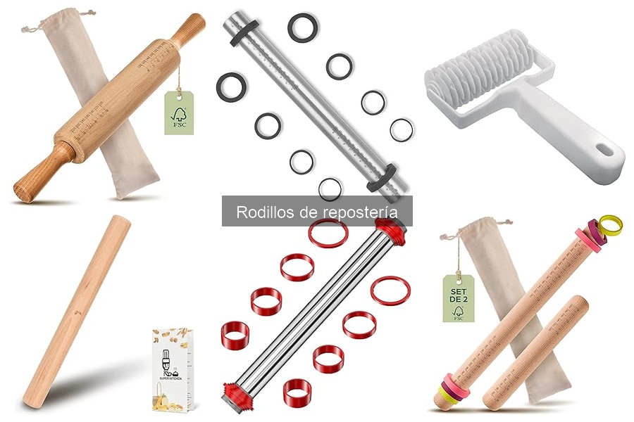 Mejora tu repostería con estos accesorios para rodillos