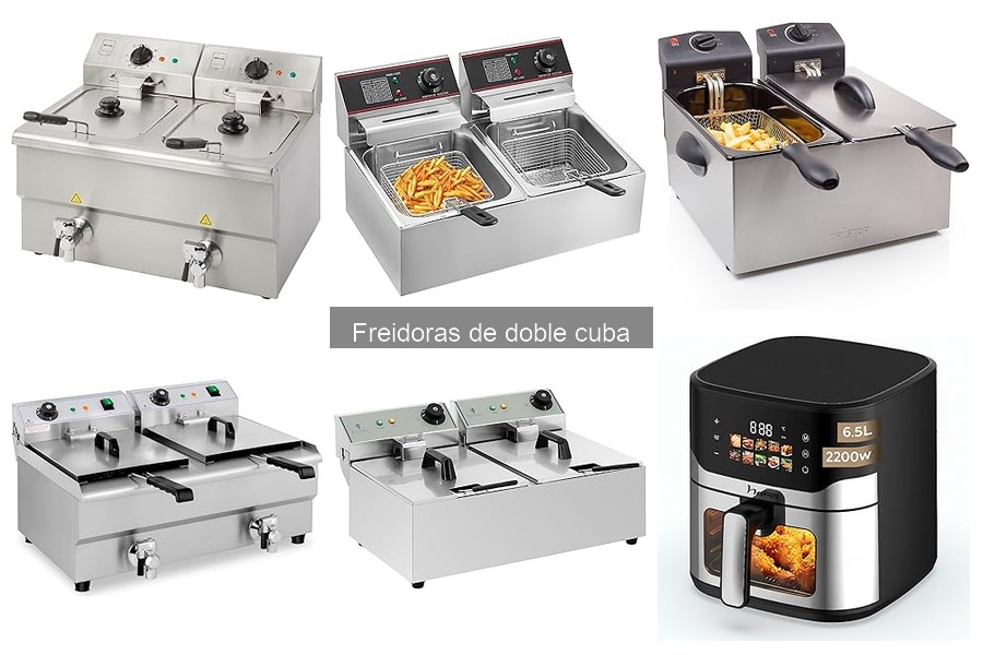 Mejores accesorios para freidoras de doble cuba