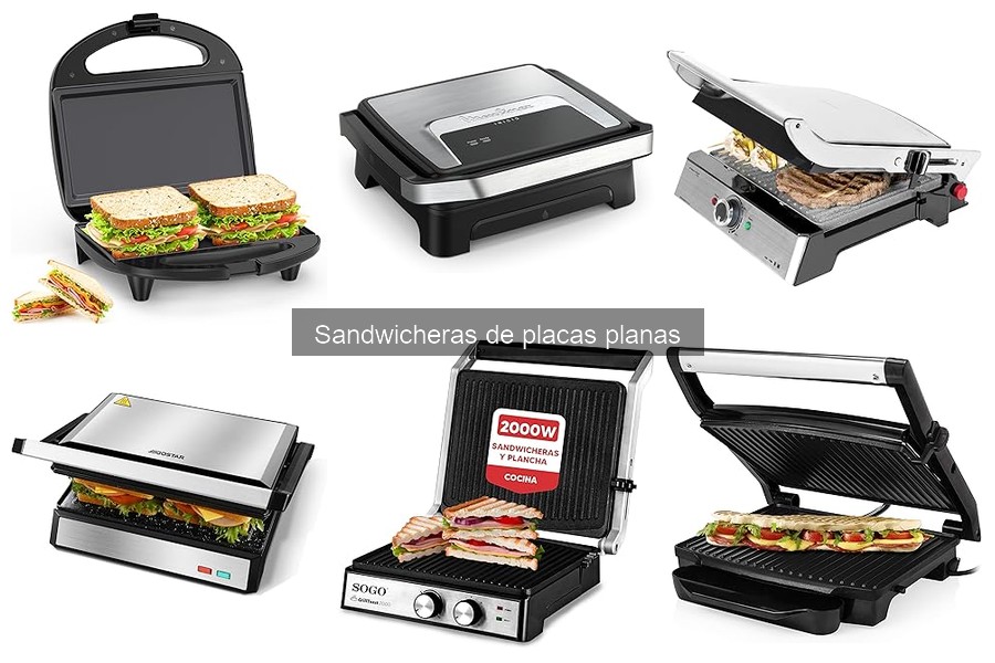 Mejores accesorios para sandwicheras de placas planas