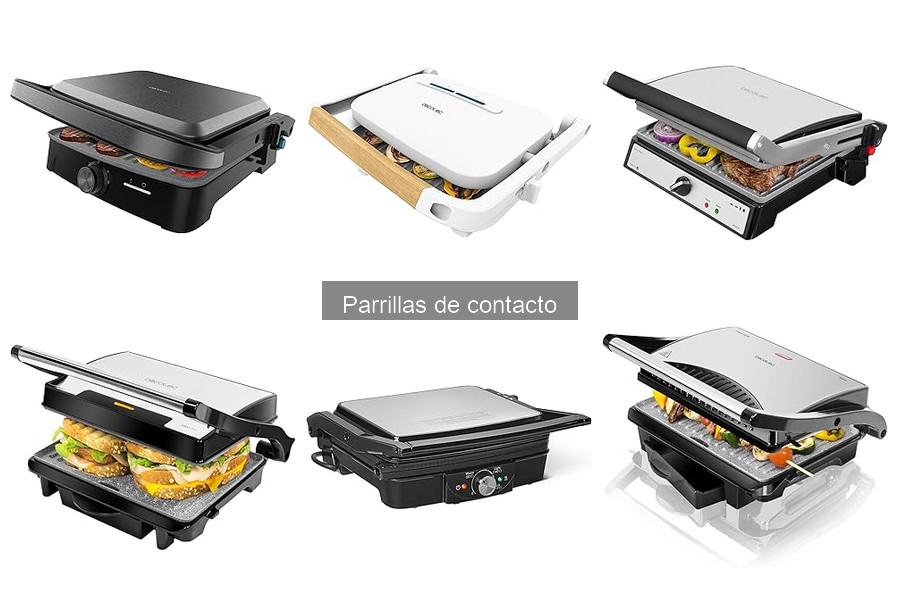 Mejores alimentos para cocinar en parrillas de contacto