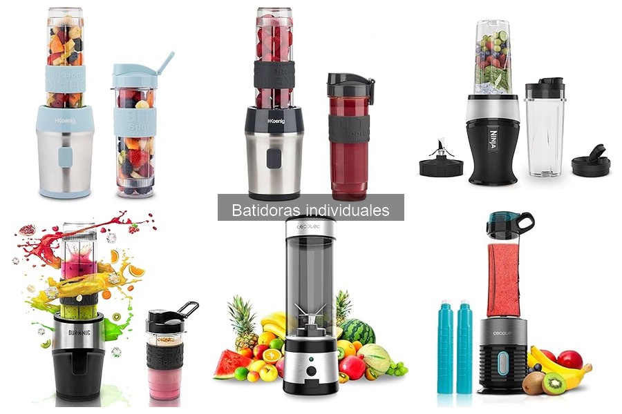 Mejores batidoras individuales para smoothies: comparativa 2023