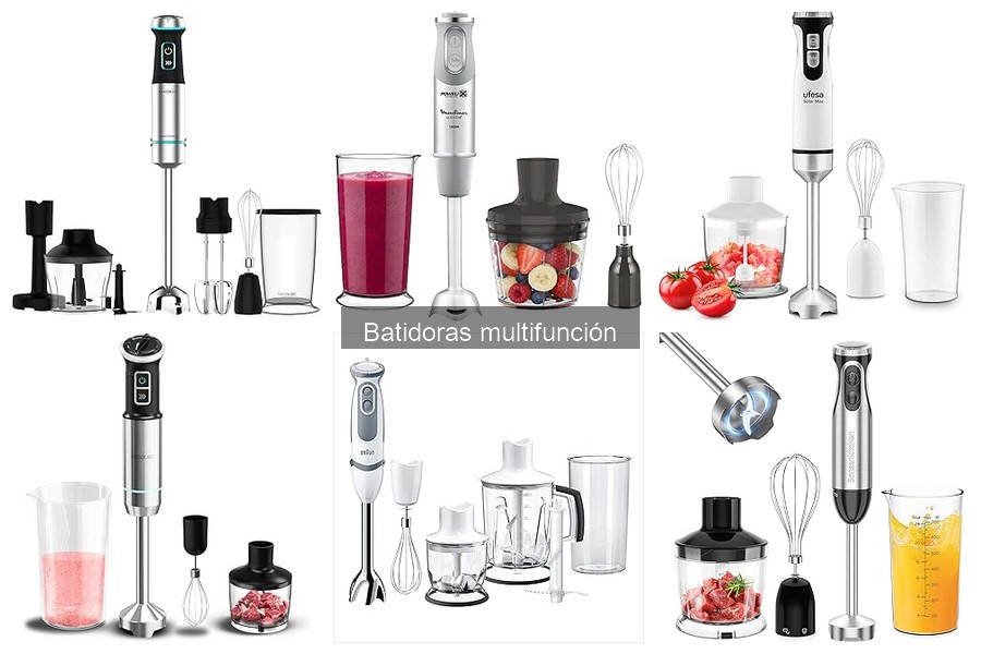 Mejores batidoras multifunción para familias grandes