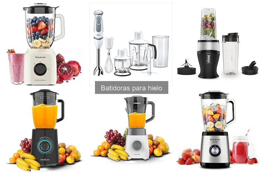 Mejores batidoras para hielo para cócteles en casa