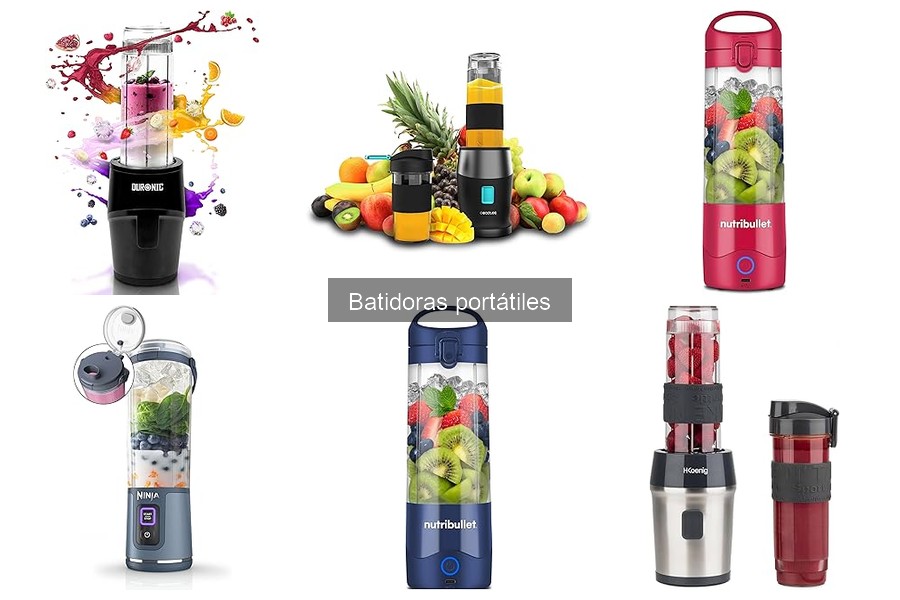 Mejores batidoras portátiles para smoothies en 2023