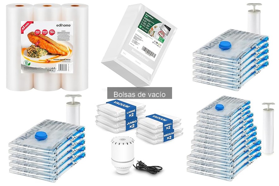 Mejores bolsas de vacío para alimentos: guía de opciones