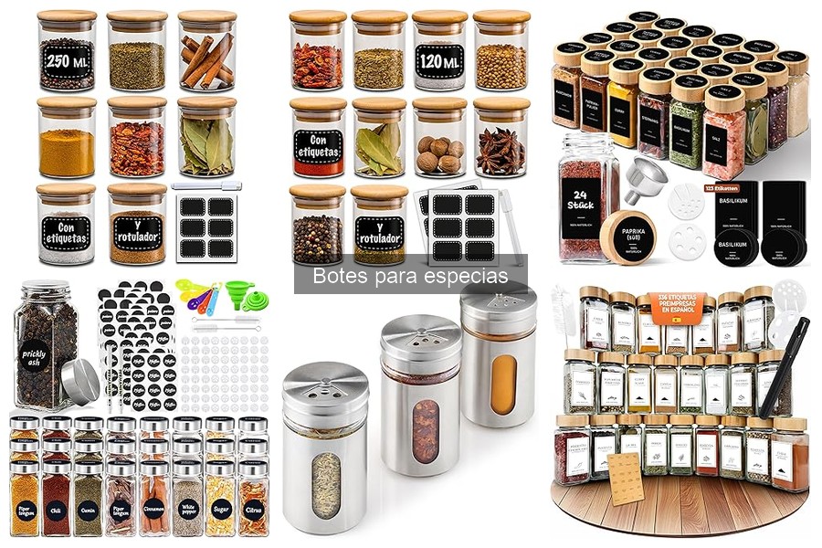 Mejores botes para especias para cocineros principiantes
