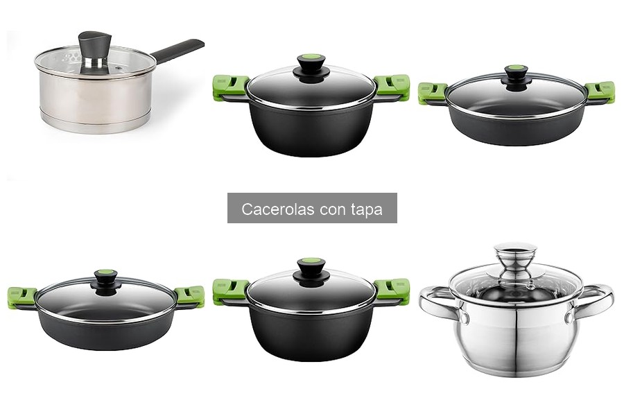 Mejores cacerolas con tapa para cocinar a fuego lento