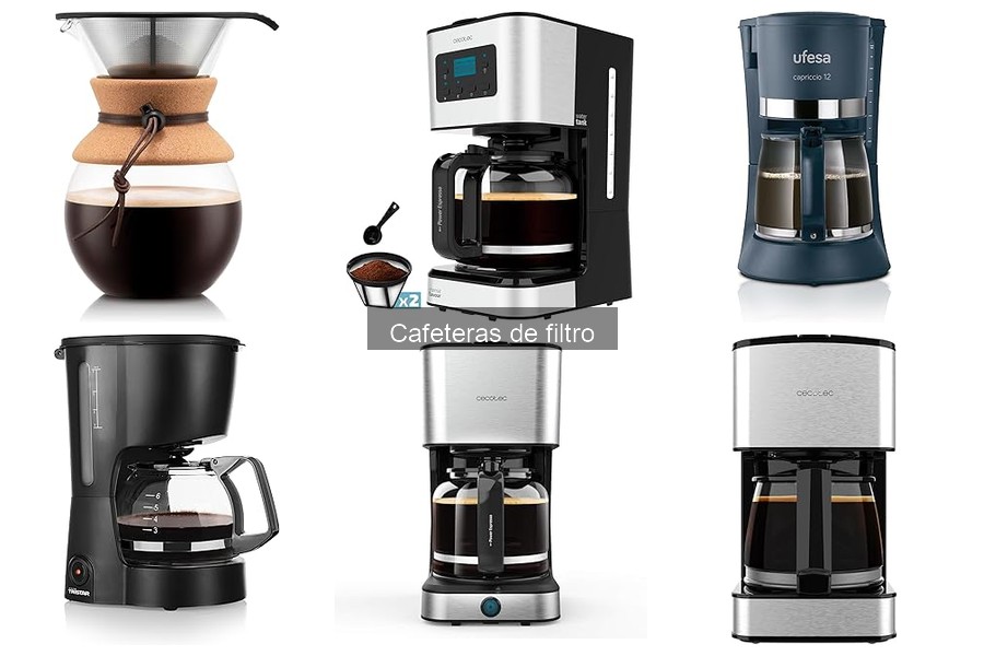 Mejores cafeteras de filtro para hogares pequeños