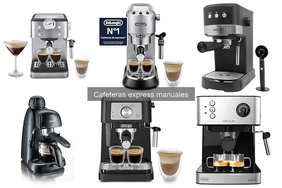Mejores cafeteras express manuales para principiantes